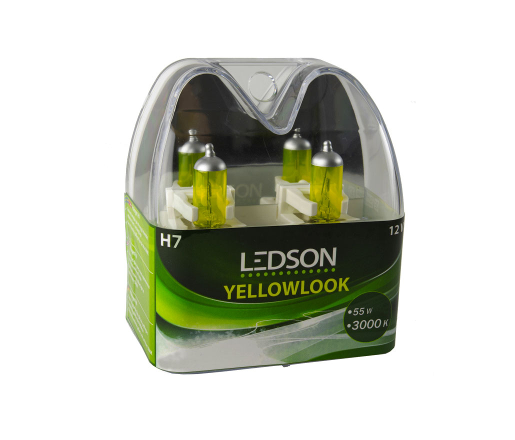 LEDSON - YELLOW LOOK 12V - 2 STUKS - H7